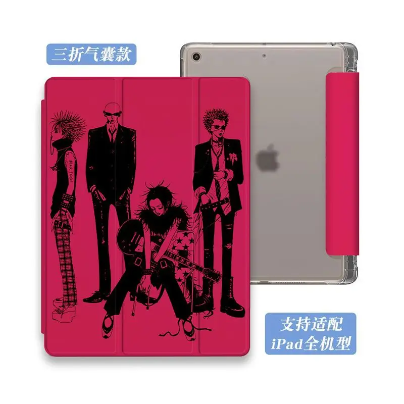Japan anime NANA Osaki Nana Folding Applicable iPad Pro2024 Protective Case Air 7 Transparent 11-inch MINI6 iPad Protective Case