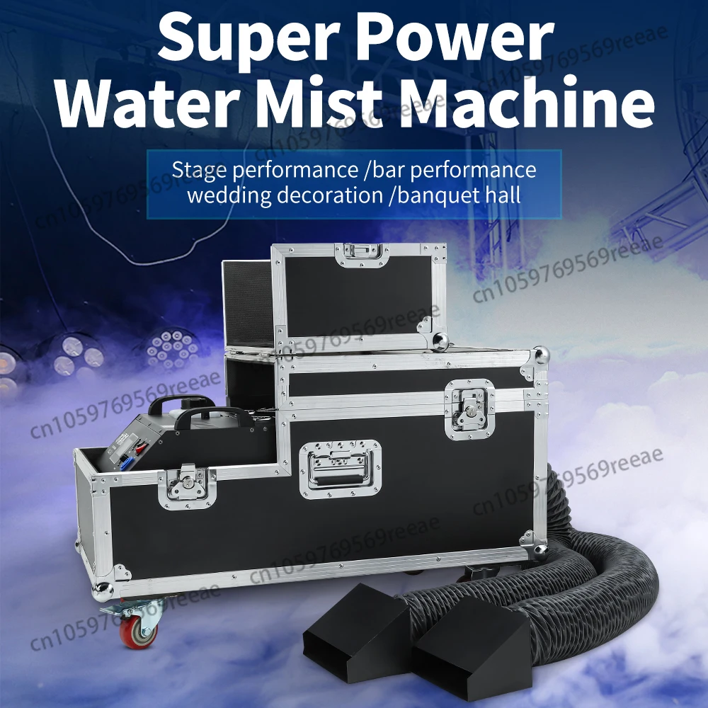 

3000W 5000W Low Lying Fog Machine Double Tubes Water Mist Machine 2000W Smoke Stage Equipment For Wedding DJ DISCO