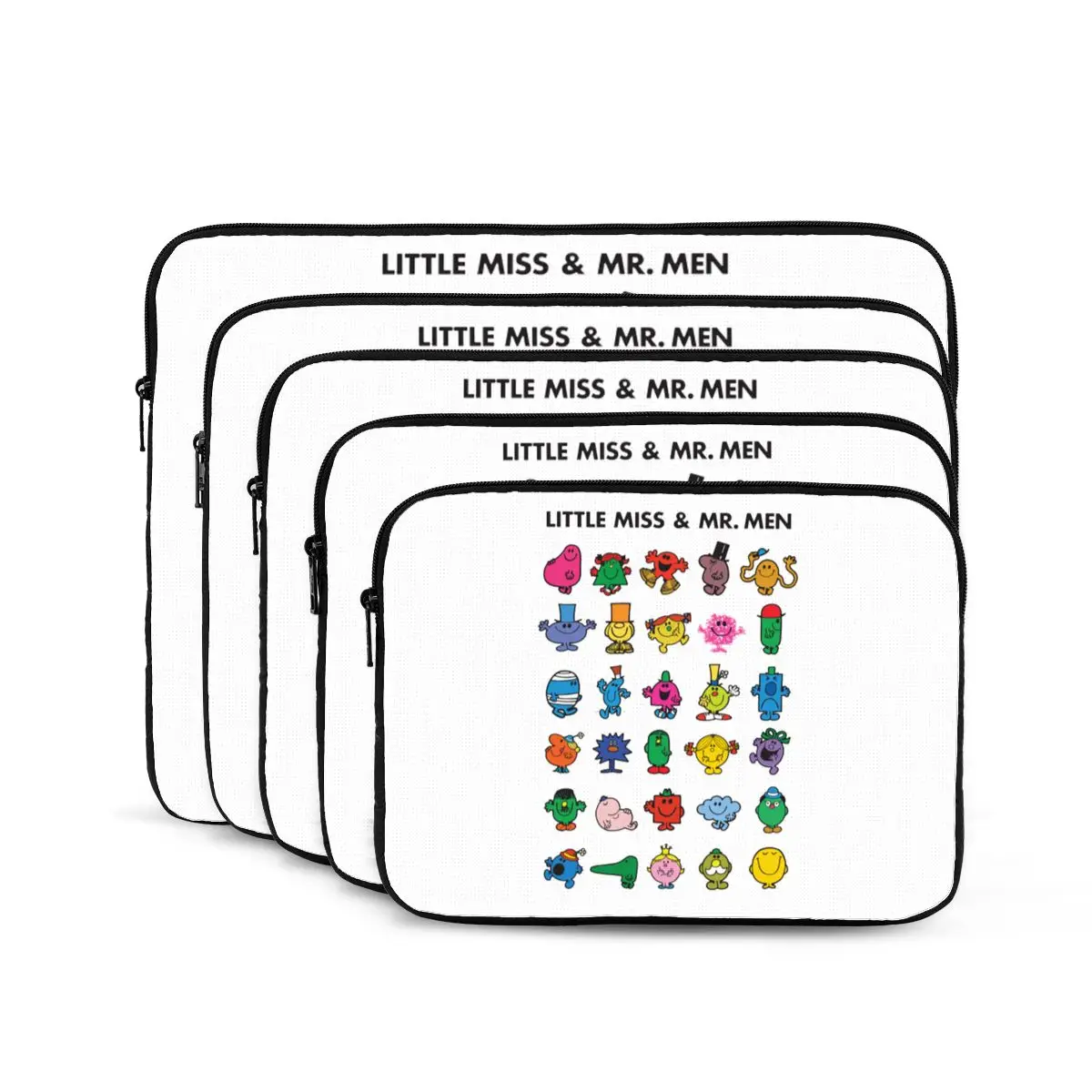 

Little Miss And Mr. Men Notebook Laptop Bag Case Pouch For Macbook Air Pro Tablet Shockproof Case Bag