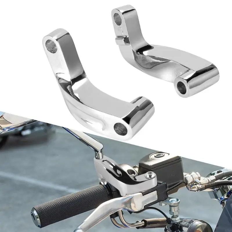 M76E Universal Aluminium Legierung Spiegel Montieren Unterstützung Verlängerung Adapter Halterung Für Fahrräder Mit – Detail 9