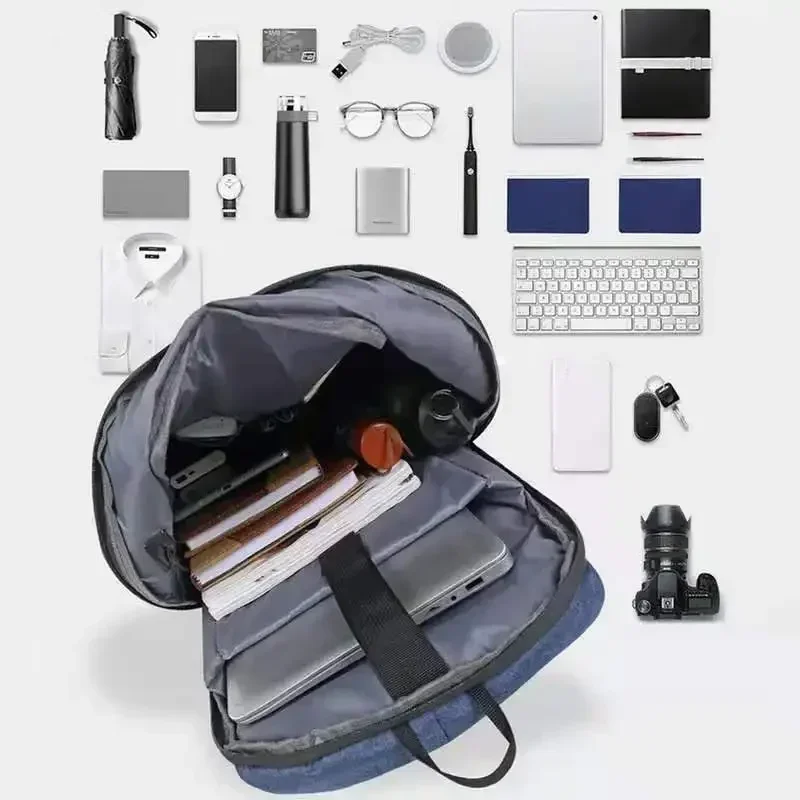 2024 Rucksack Männer USB-Aufladung wasserdicht 15,6 Zoll Laptop lässig Oxford männlich Business-Tasche Mochila Computer Notebook Rucksäcke