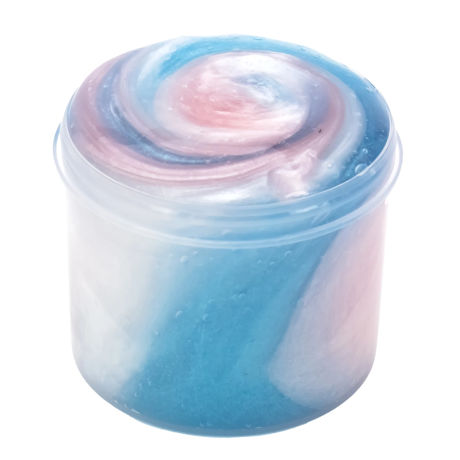 Kit de juguetes de masilla de limo de cristal colorido de 2,37 oz, barro hinchable perlado súper suave y no pegajoso para regalo de fiesta de