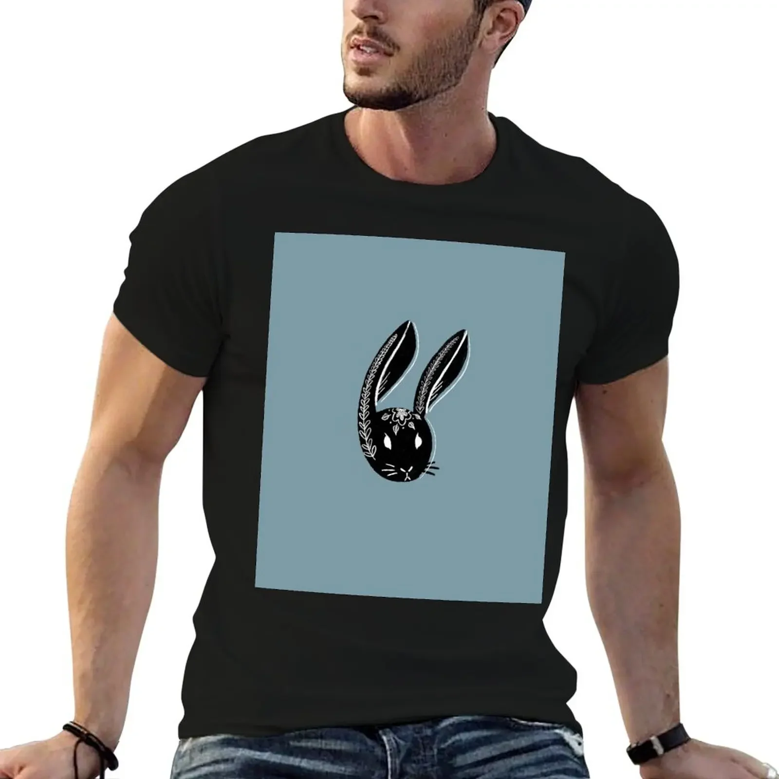 

Folk Rabbit T-Shirt sports fans shirts graphic tees customs design your own tshirts personalised mens graphic t-shirts anime