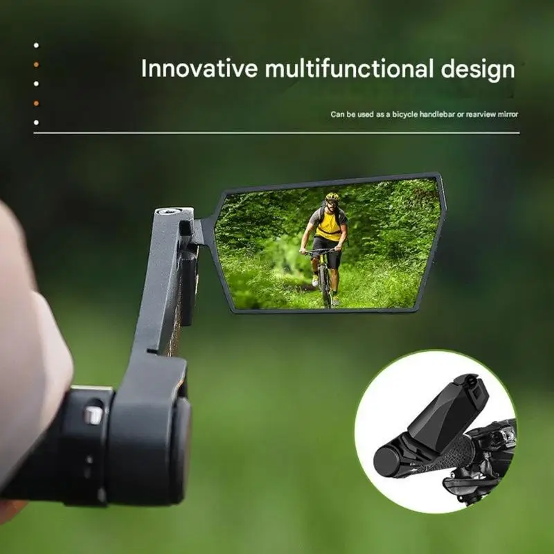 

652F Безопасное зеркало заднего вида Велосипедный аксессуар Велоспорт Вращающийся на 360 градусов Широкий диапазон Дизайн вида