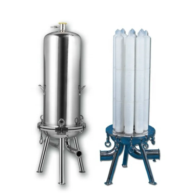 High Flow 304 316L Stainless Steel Multi-Cartridge Filter Housing for Industrial Applications filtration of particulates