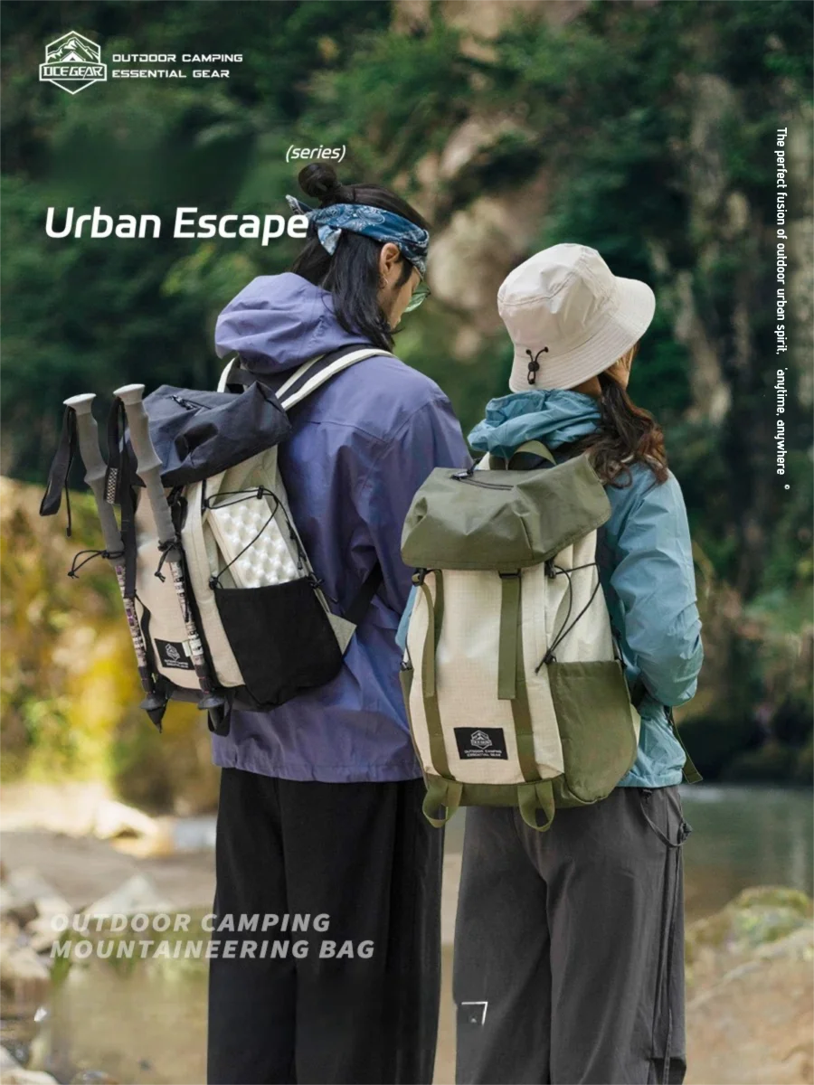 حقيبة ظهر مقاومة للماء X-PAC خفيفة الوزن للسفر والمشي لمسافات طويلة مع حجرة كمبيوتر محمول وجيوب تخزين متعددة