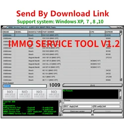 Newest Car Repair Software IMMO SERVICE TOOL V1.2 immo off Virgin eeprom IMMO KEY PIN   CODE CALCULATOR BSI VDO DASHBOARD 2017