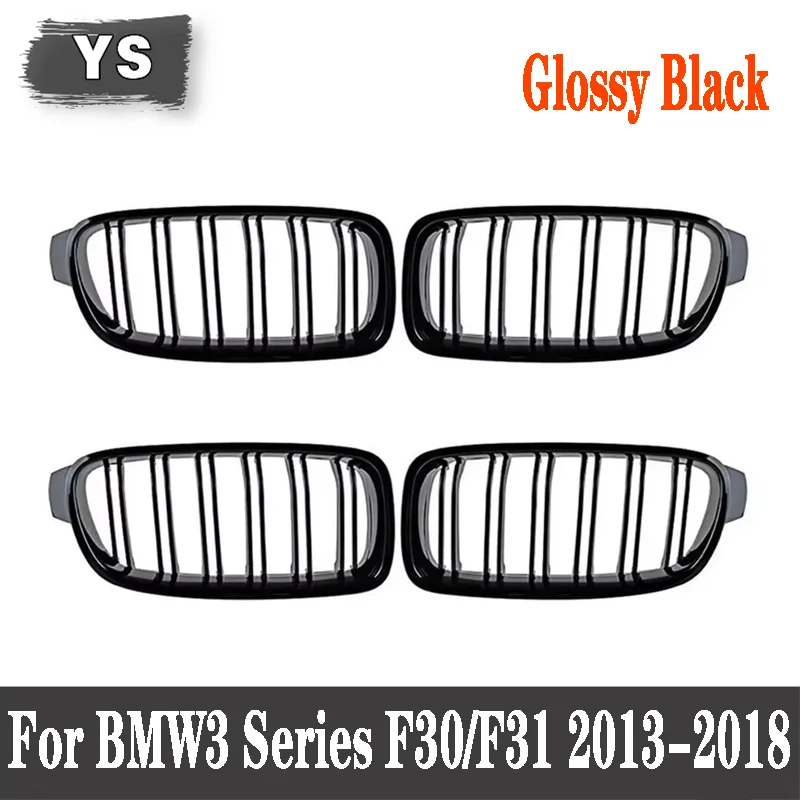 Bumper Mesh Front Inlet Grille Grid Grill Tuning for BMW 3 Series F30 F31 F35 318i 320i 320d 328i 330i 330d 335i 340i 2013-2018