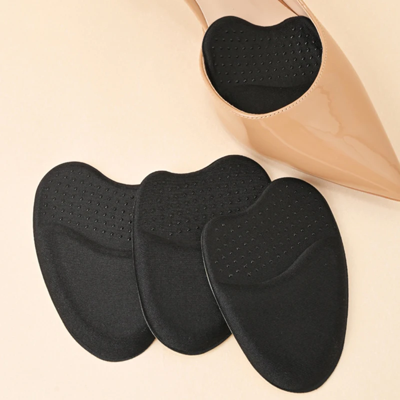 Forefoot Insert Cushion Pads Women Soft Orthopedic Insoles High Heels Insoles Anti-slip Foot Pain Relief Pads Gel Shoe Insert