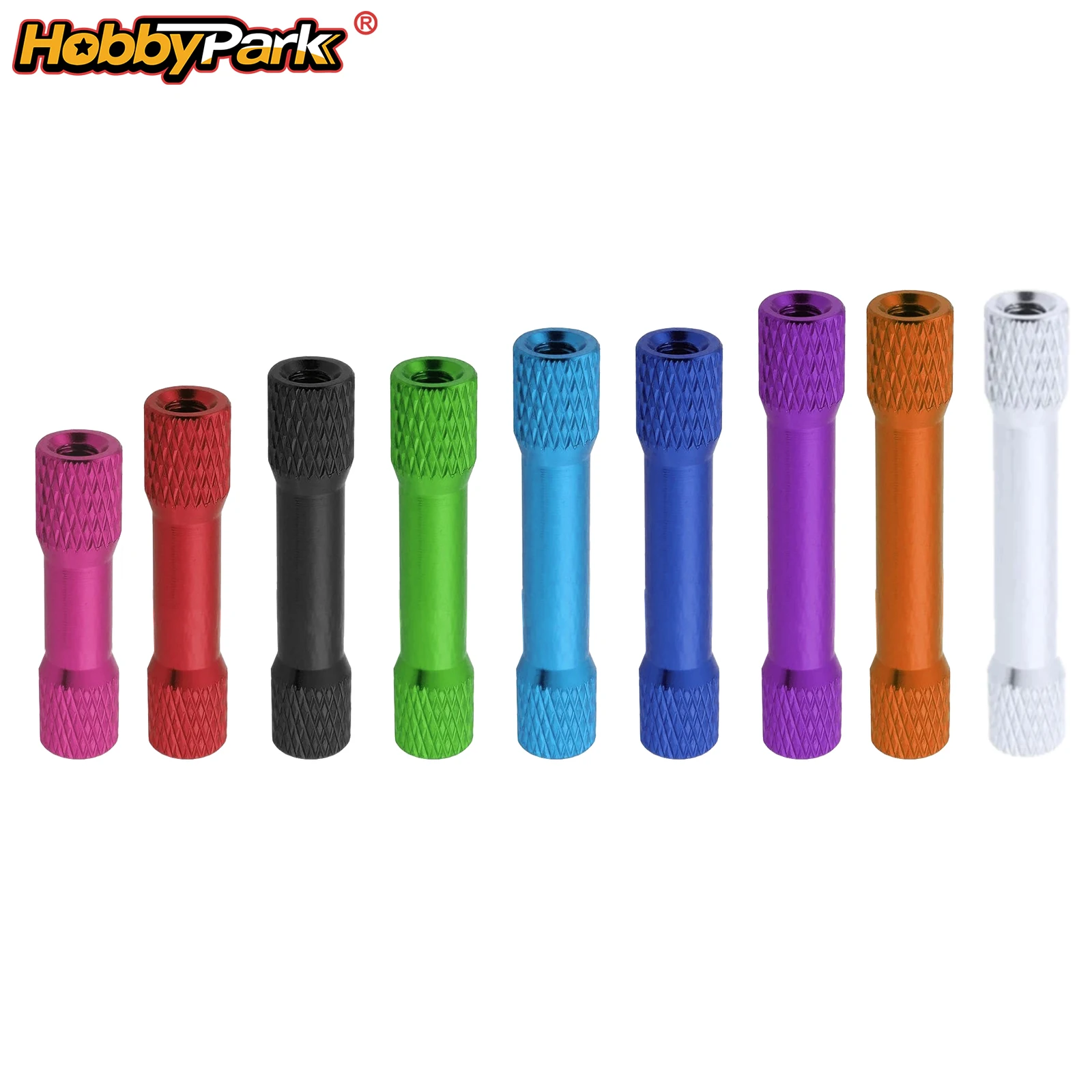 HobbyPark – entretoises de colonne rondes en aluminium, pièces de rechange pour quadricoptère RC, 8 pièces