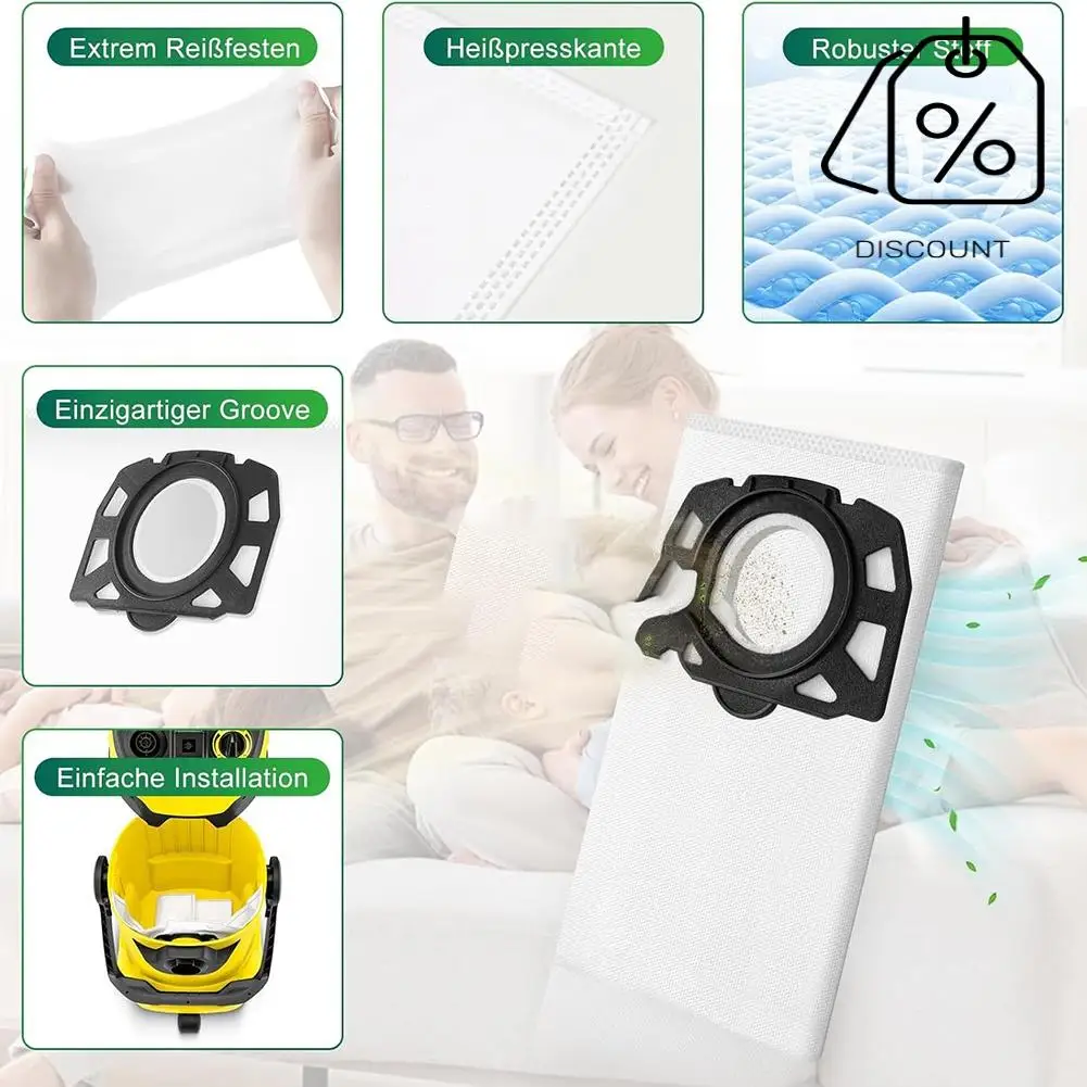 Sacchetti per aspirapolvere per Karcher Sacchetti per aspirapolvere per Karcher WD4 Per Karcher 2.863-006.0-Y48A