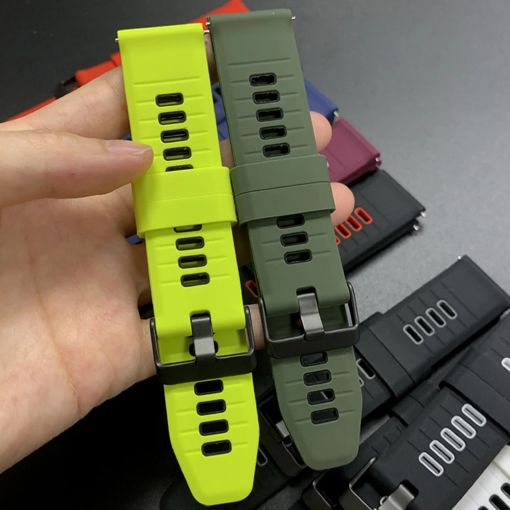 22Mm Silicone Strap… - image