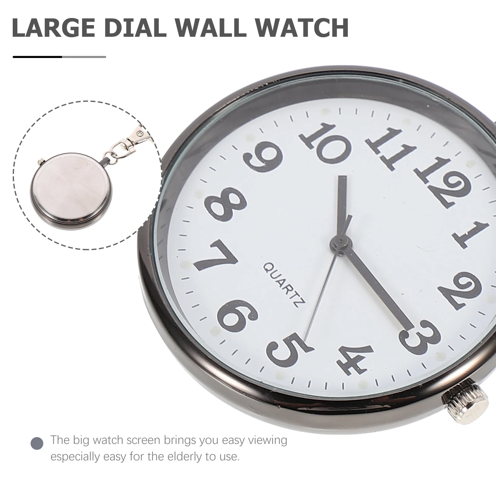 1 قطعة الطلب الكبير سبائك الزنك ممرضة ساعة الجيب مفتاح مشبك المحمولة الطبيب توقيت طبي طالب ساعة معلقة