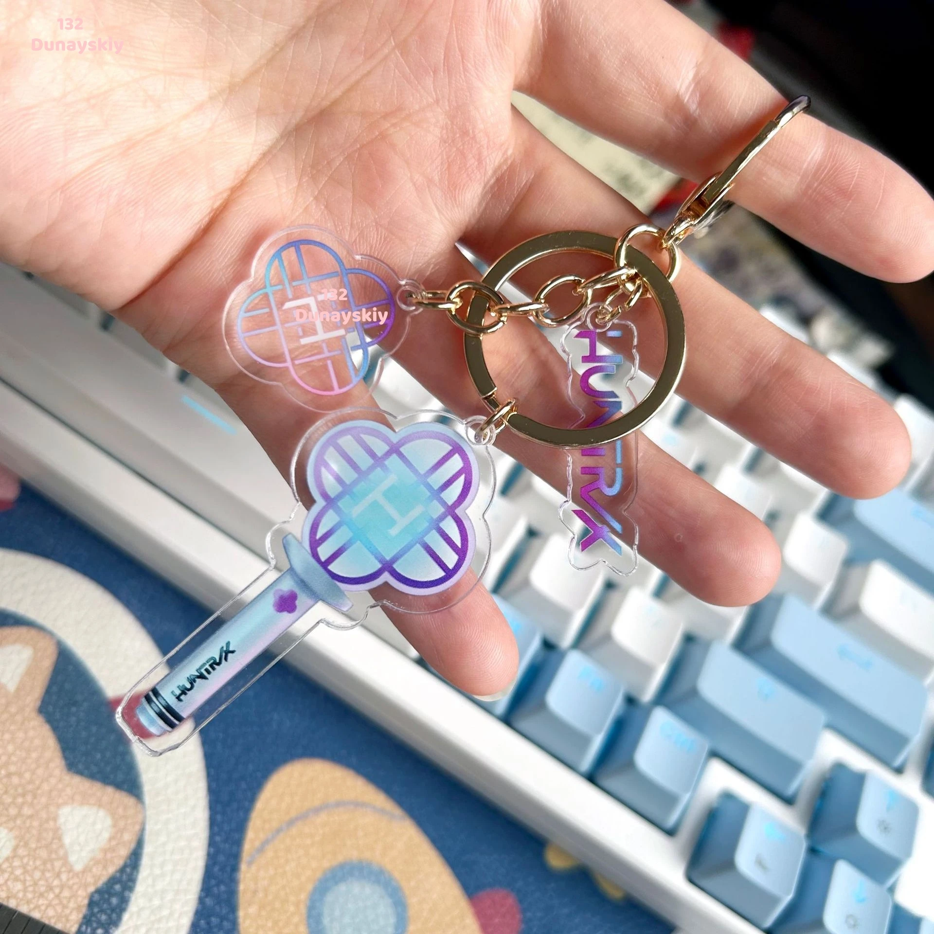 Rumi Mira Zoey Sajaboys bebé misterioso Zoey Jinu mochila bonita de doble cara para Cosplay accesorios colgantes HUNTRIX KPop cazadores de demonios