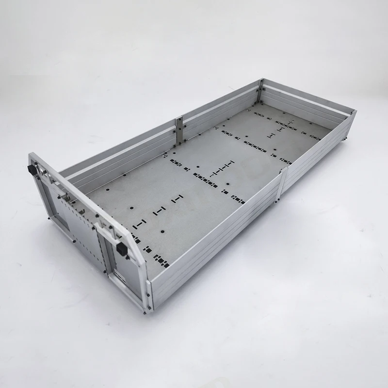 Metal Fence Cargo Box Car Body for 1/14 Tamiya RC Truck JXMODEL-F1650 Crane Scania Volvo Benz Man Car Diy Parts