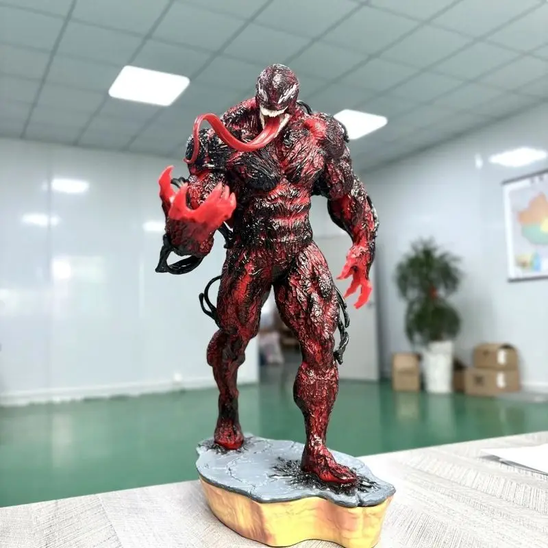 

New Marvel Comics New 28cm Red And Black Venom Action Figure Pvc Statue Desktop Ornaments Collection Model Decorative Gifts