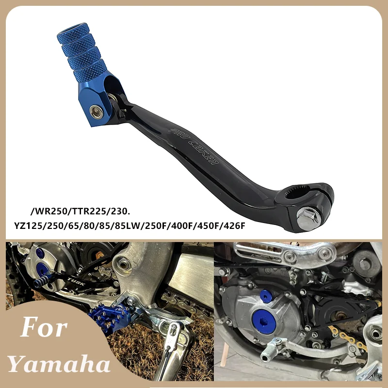 

Motorcycle CNC Aluminum Folding Gear Shift Lever For YAMAHA YZ125 YZ250 WR250 YZ 125 250 WR 1991-2004 Enduro Dirt Pit Bike