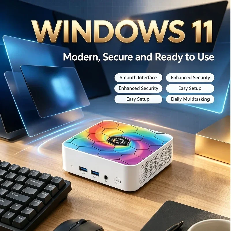 Colorful Intel Core i9 10980HK Mini PC Portable Computer  16GB RAM 1TB  WiFi 6 BT5.2 Mini Desktop Computer