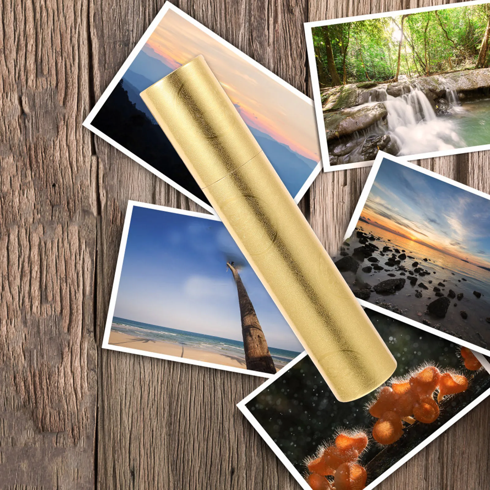 أنبوب تخزين الصور بتصميم بسيط ومقاوم للضغط العالي وجزء سفلي محمول للصور والرسومات والملصقات والمستندات الفنية