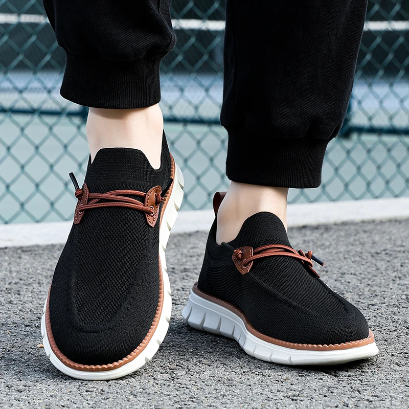 Breathable Casual Sports Shoes Anti Slip Wear-Resistant Cushioning Color Blocking Design Fashion Versatile Casual Sports Shoes