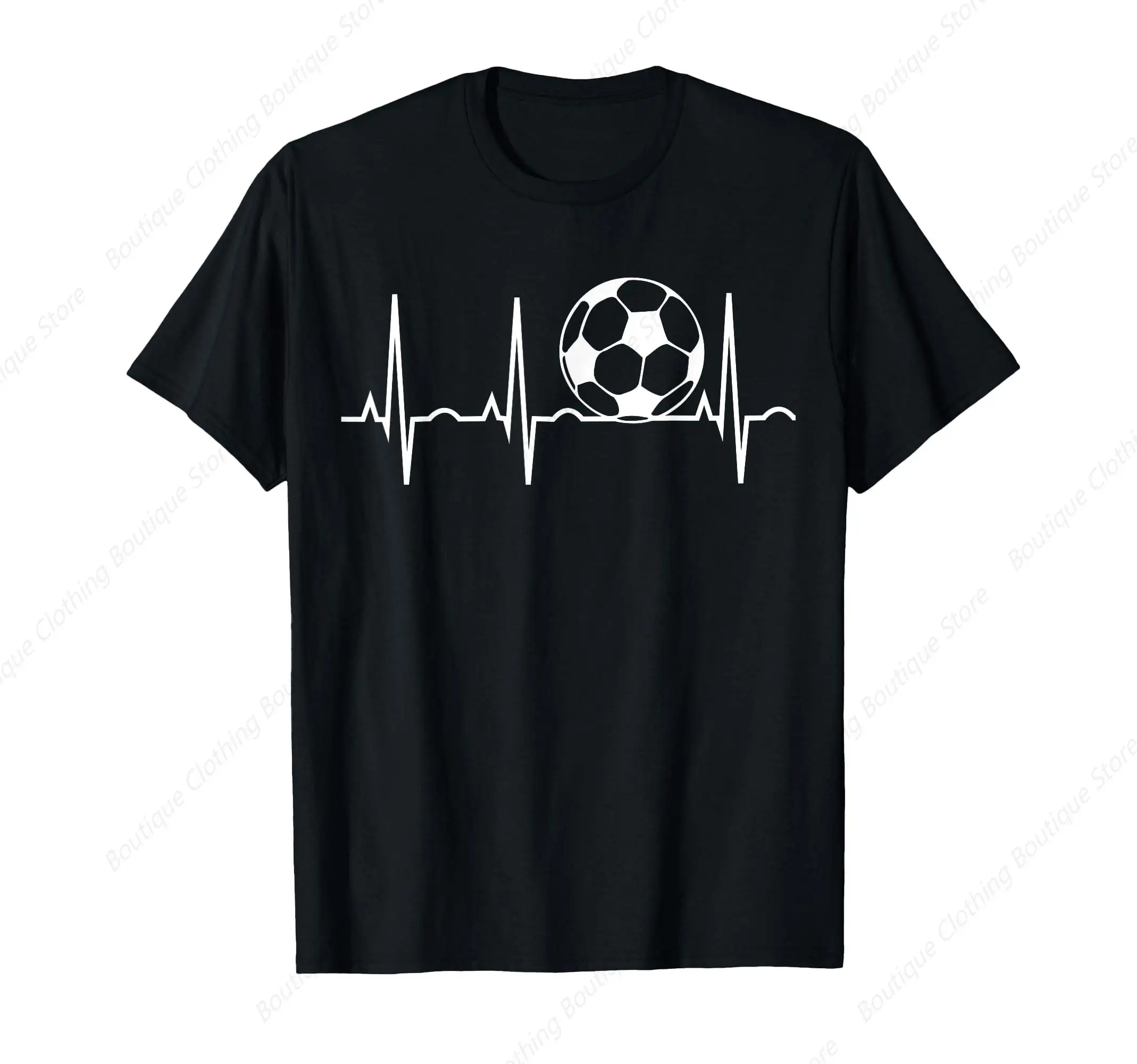 Soccer Heartbeat - Soccer Ball Heartbeat T-Shirt