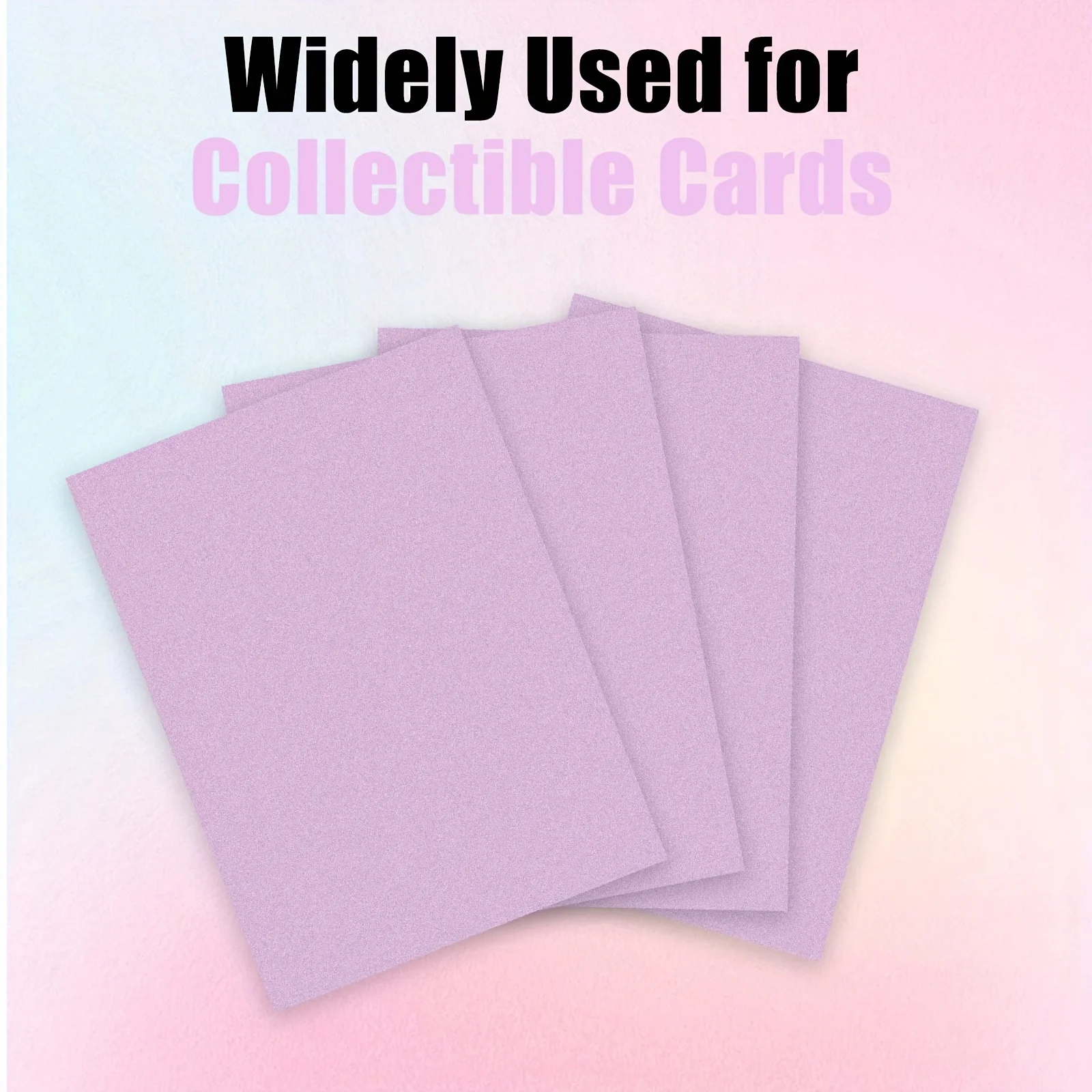 50/100 Stück Kartenhüllen für TCG, matte Kartenhüllen für Standard-Sammelkarten, kompatibel mit Magic, Yu-Gi-Oh! und CCG-Karten. – Detail 4
