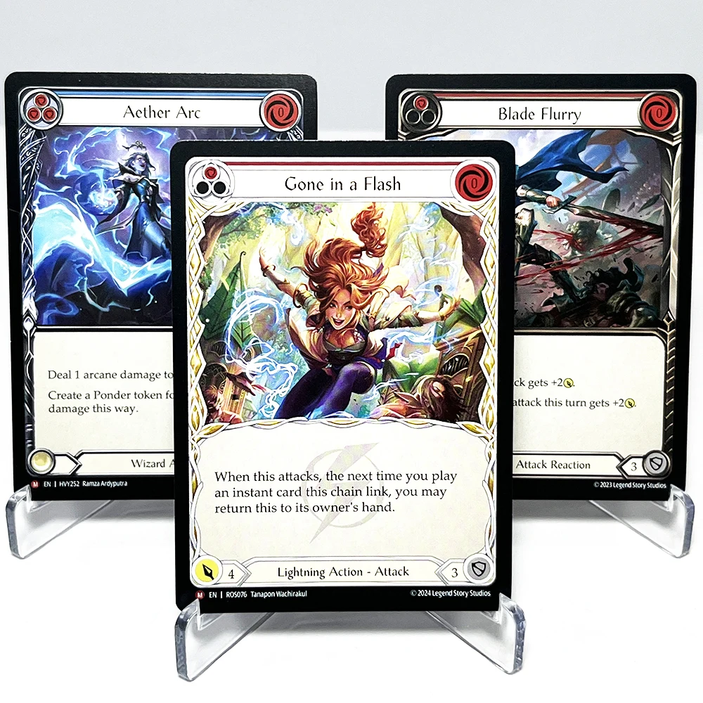 PROXY FAB Regular Cards Ancestral Harmony Blade Flurry Current FunnelR Felling of the Crown Entertainment  Game Collection Cards