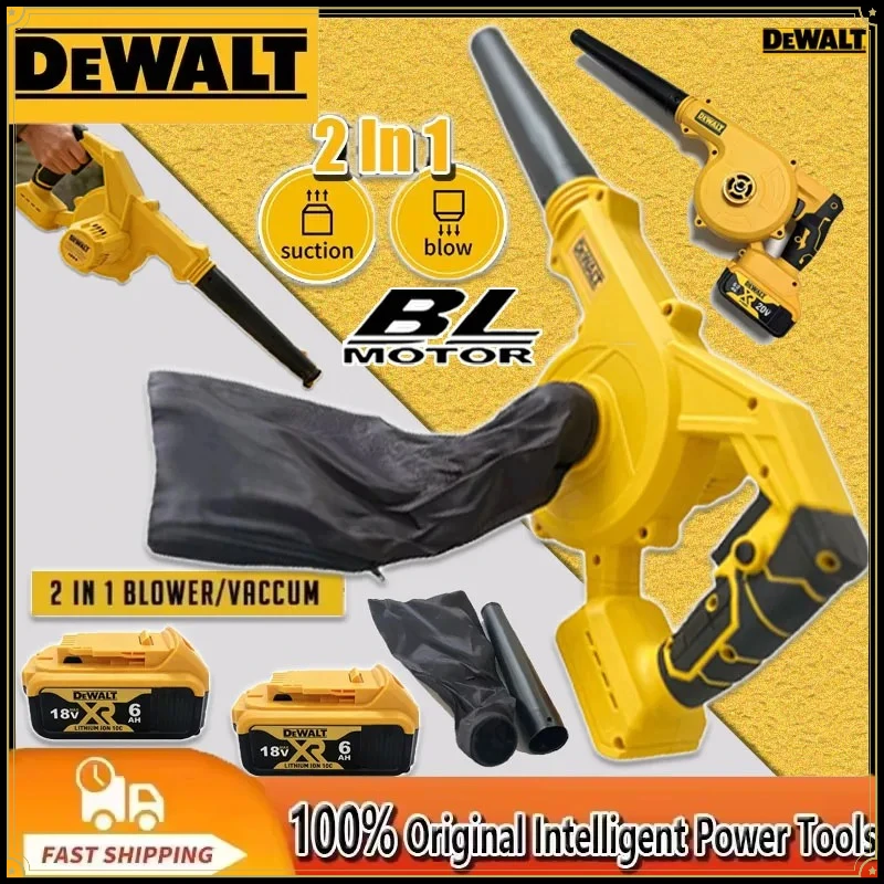 Dewalt 2 in 1 Cordless Air Blower & Vacuum Cleaner Electric Dust Computer Collector Leaf Duster Power Tools