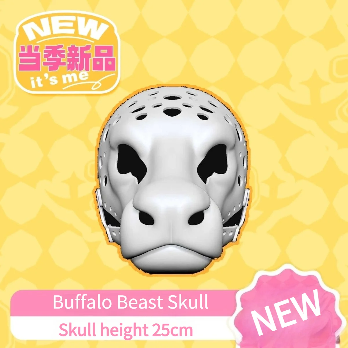 Fursuit American Style Movable jaw Head Base Realistic Buffalo Beast Skull Resin Material Furry Head DIY Cosplay Anime Accessori