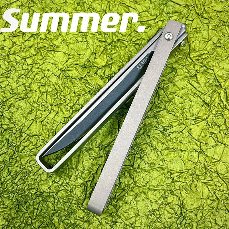 Mini Folding Pocket Knife Creative Mechanical Flipping Knife Camping Fruit Knives Portable Self Defense Survival EDC Tools