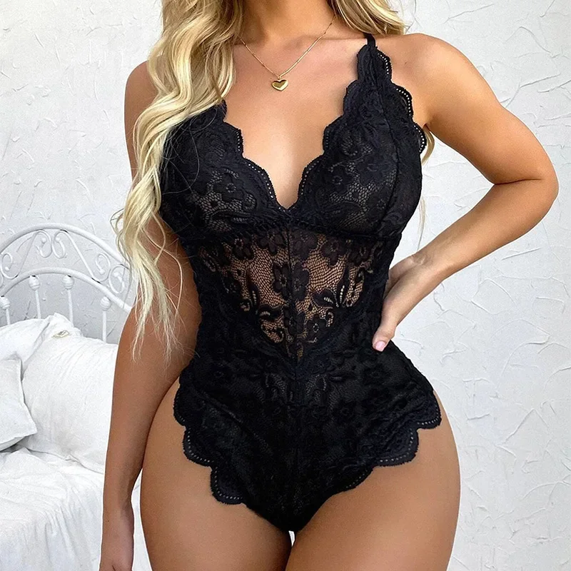 Novos trajes sexy quentes roupa interior erótica sleepwear aberto virilha sutiã renda feminina lingerie sexy babydoll vestido sujo roupas sexuais