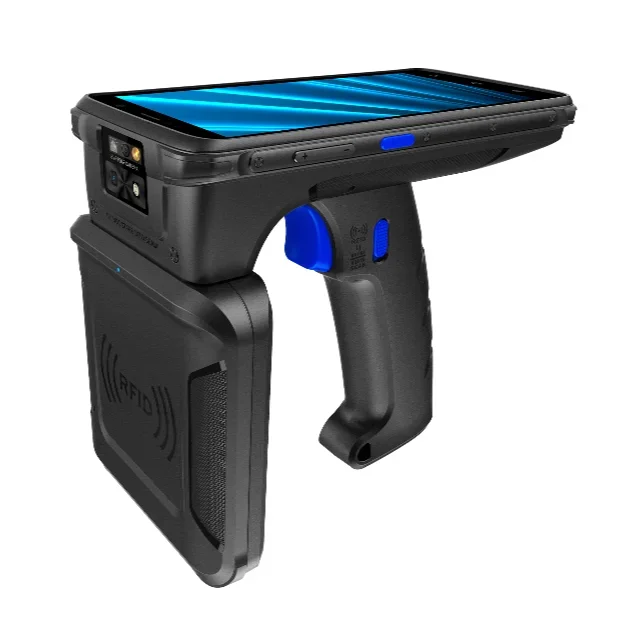 

YGF R20 UHF RFID Scanner Android 9.0, Wi-Fi Mobile Computer Handheld Rugged PDA 5.45" 2D scanner