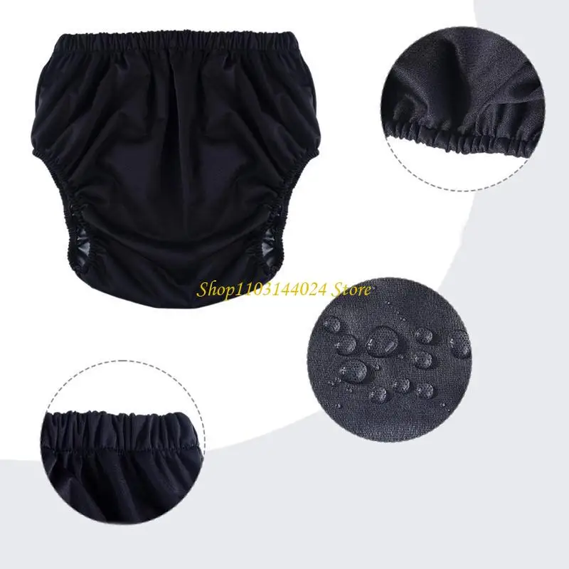 N5KE قابلة للغسل سروال البول سراويل حفاضات البالغين الغطاء السراويل الداخلية للملابس الداخلية
