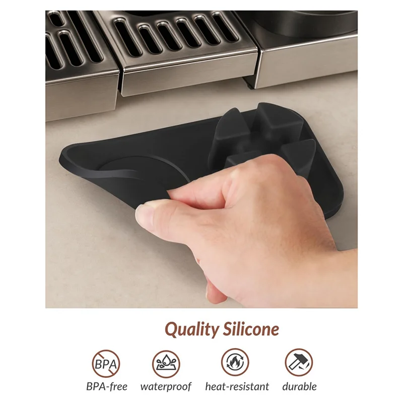 ABKR-For Ninja Luxe Cafe ES601 تدك حصيرة سيليكون العبث حامل عدم الانزلاق اكسسوارات ماكينة إسبريسو استبدال جزء