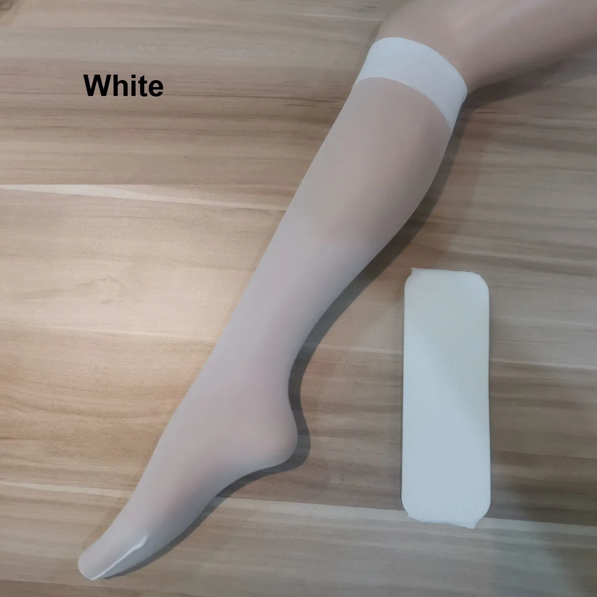 Plus Size Women's Breathable Ultra Thin Knee-High Socks Nylon mid tube stockings Solid Color Calf Socks High elasticity 45-120KG