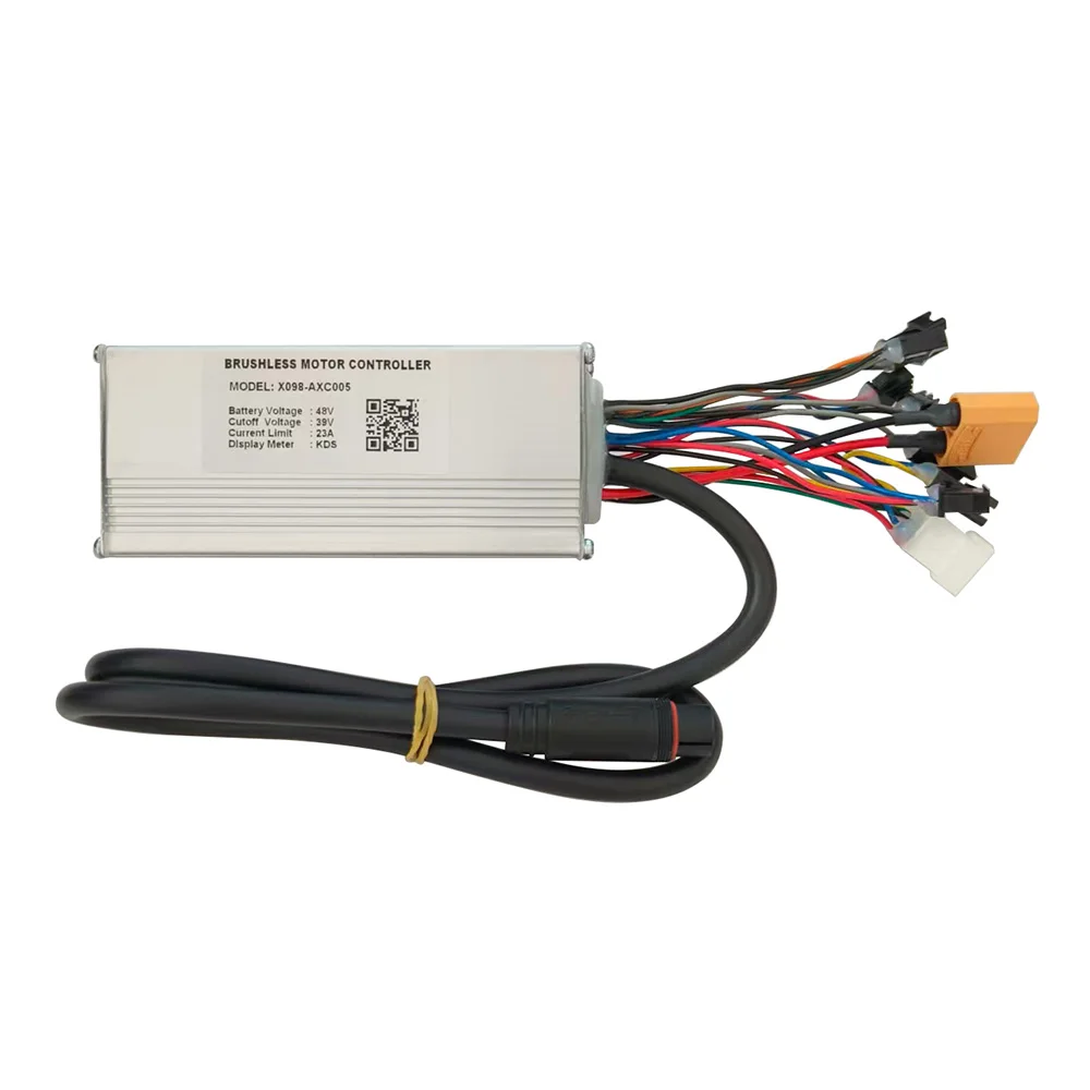 

Brushless Motor Controller X098-AXC005 48V 23A Electric Bicycle Scooter Speed Controller Suitable for KDS Protocol Display