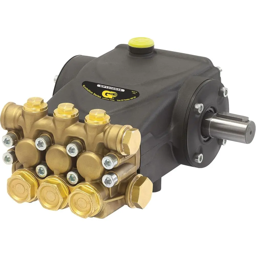 

High-Pressure Triplex Power Washer Pump - 4000 PSI, 4.0 GPM, Belt Drive