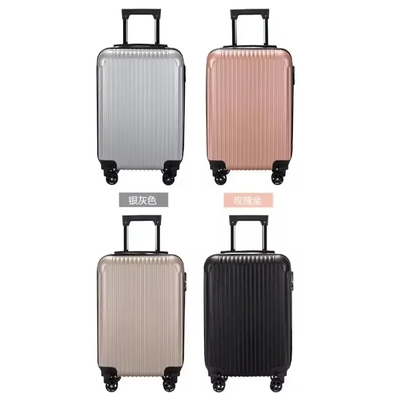 New 20-Inch Hard-Sided Luggage with 4-Wheel Spinner Base Combination Lock Student Luggage,Universal Wheel Boarding Code Suitcase