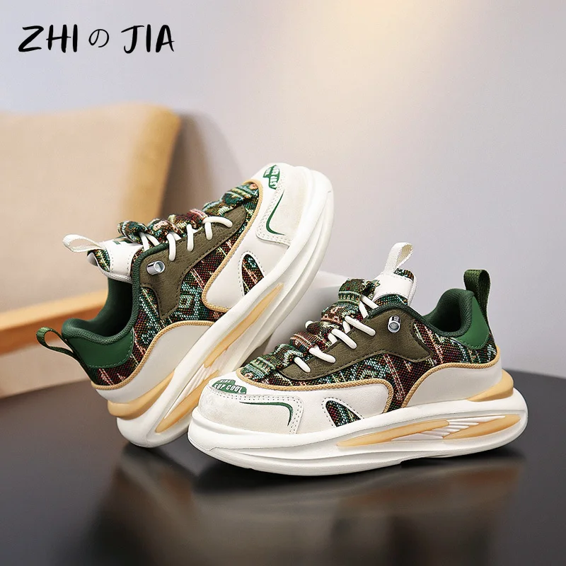 

Новая детская спортивная обувь, весенне-осенняя модная трендовая повседневная обувь для мальчиков и девочек, дышащие уличные кроссовки с сеткой