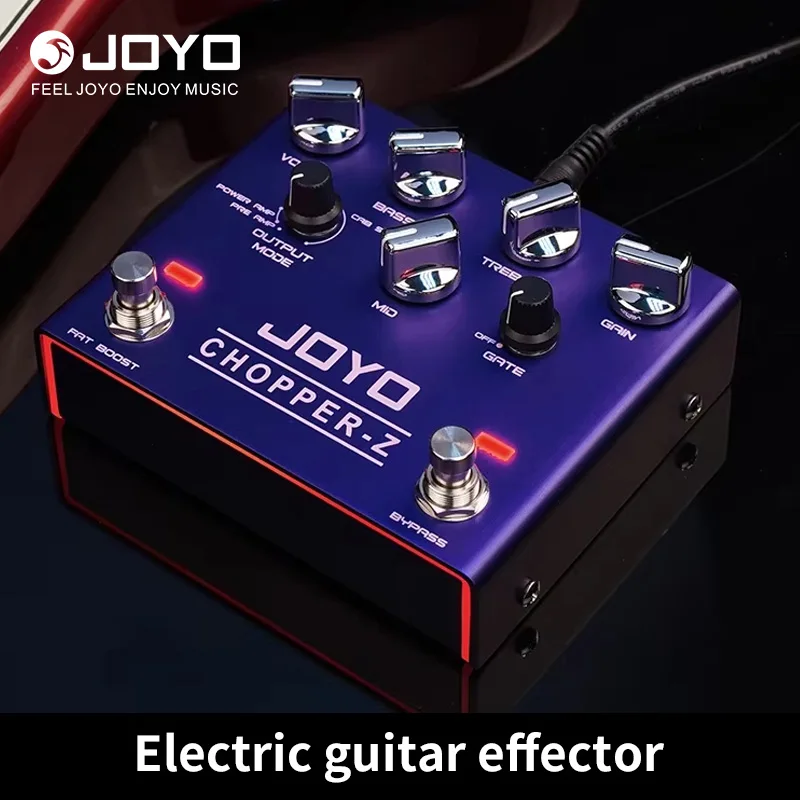 JOYO R-18 CHOPPER-Z Distortion Pedal Guitar Effect Pedal Modern Metal Sound Noise Gate High Gain Amplifier Simulation
