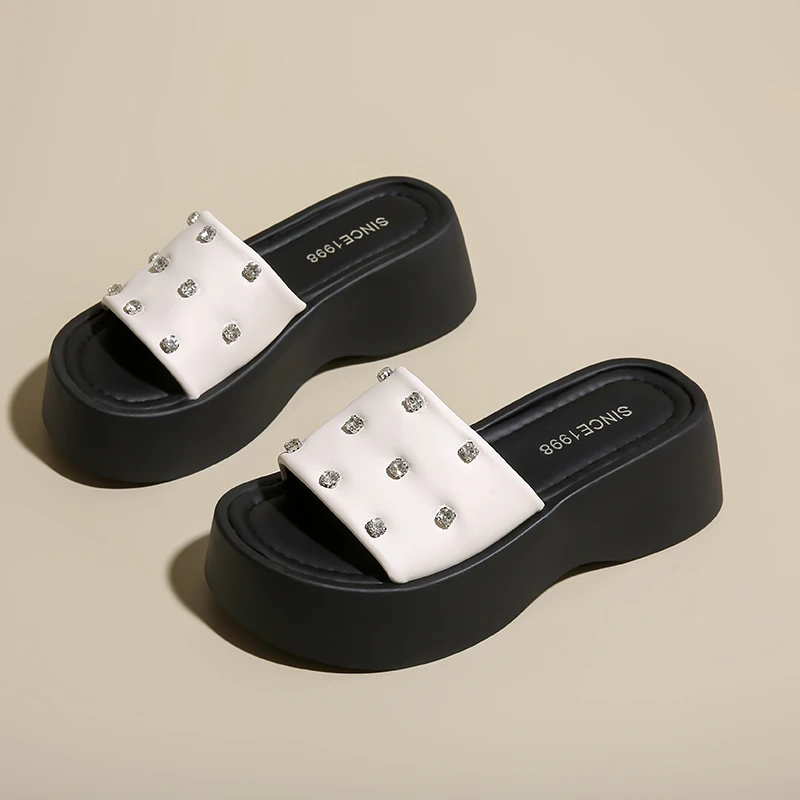 

Women's 6CM Platform Summer Sandals Breathable Soft Lining Lightweight Non-Slip Comfortable Trendy Leg-Lengthening Casual Shoes
