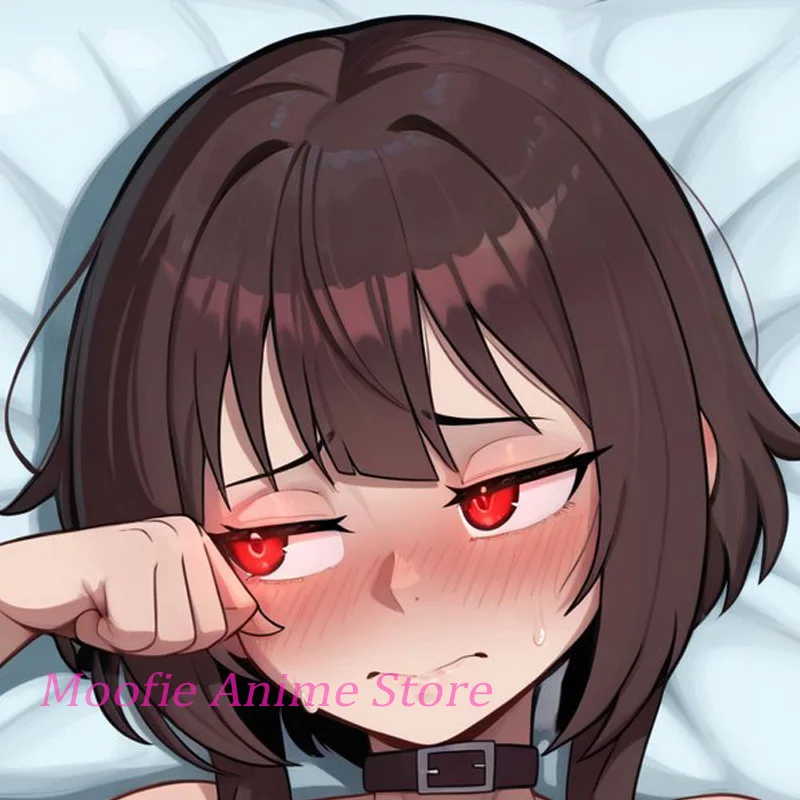 Anime Body Pillowcase Futa Megumin Dakimakura Life-Size Double-Sided Print 2WAY Pillow Cover