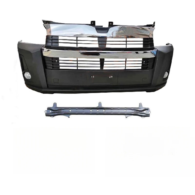High Quality Hot Sale Plastic Wide Body Kit Front Bumper Upgrade Parts Fit for Hiace 2006 Facelift to 2016 New Style