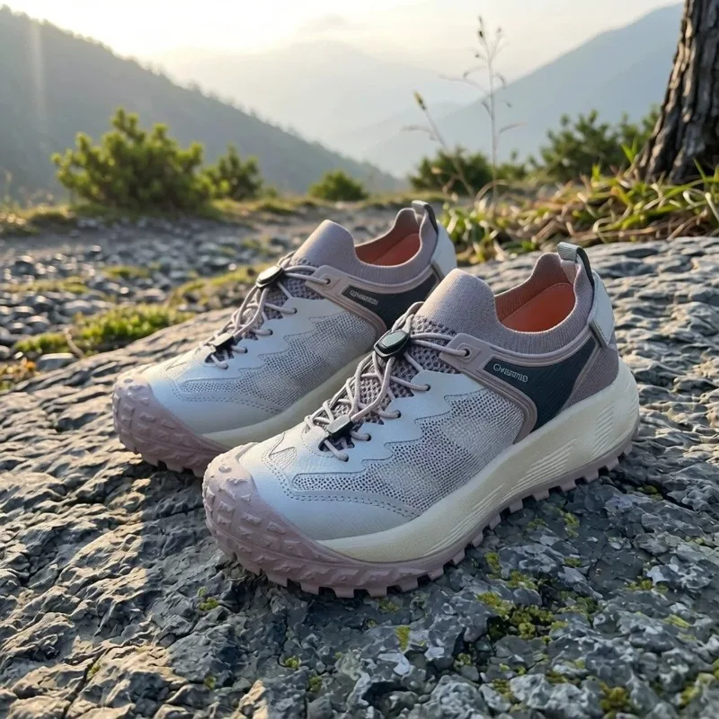 Classic Brand Comfortable Breath Trekking Sneaker Top Quality Wearable Outdoor Hiking Shoe Unisex Summer Anti Slip Climbing Shoe