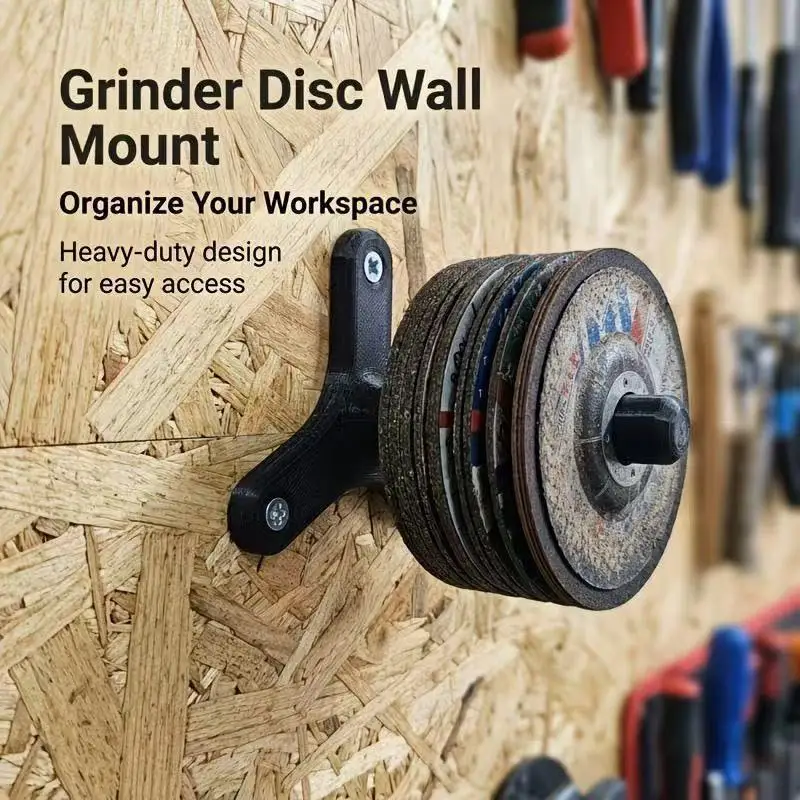 1/3/5Pcs Multifunctional Angle Grinder Disc Storage Rack Cutting Grinding Wheel Holder Workshop Tool Organizer