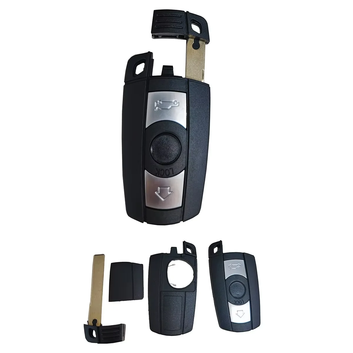 Picture 6: For BMW 1 3 5 6 Series E90 E91 E92 E60 E70 E71 E72 E82 E87 E88 E89 Fob 3BNT Smart Remote Key Shell Case Car Styling