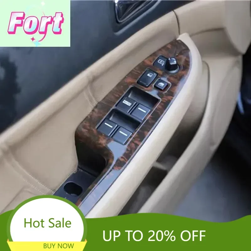 New Inner Armrest Window Rise Lift Down Control Switch Door Lock Panel Cover Trim for Honda Accord 2003-2007 American version