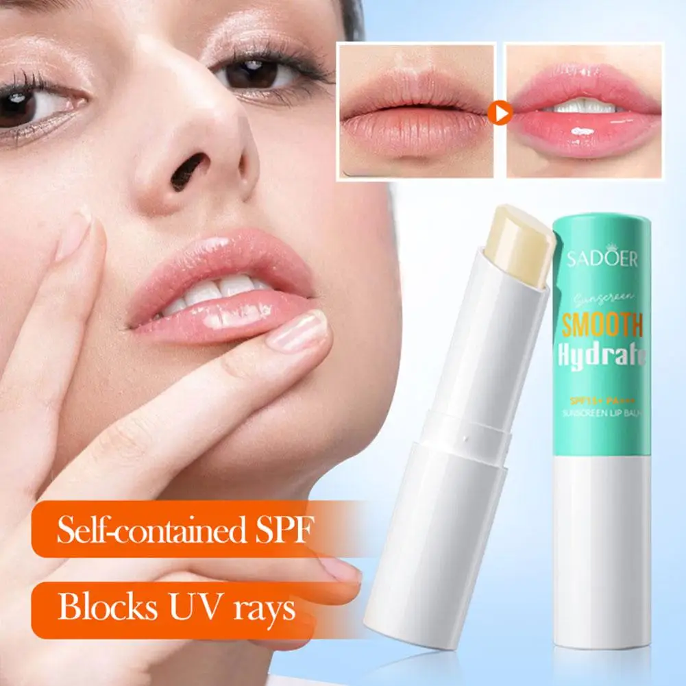 Lipstik asam hialuronat perawatan kulit, produk nutrisi pelembap bibir 3G Perawatan pencerah kulit bibir B0S4