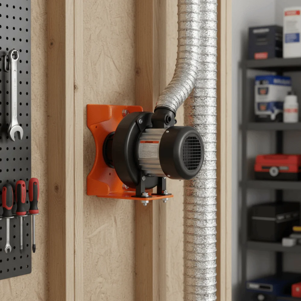 

Heavy Duty Leaf Blower Hanger Protective Mount Tool Storage Leaf Blower Holder Space-saving Design Supports 150 Pounds