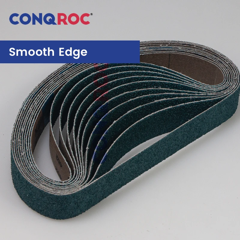 Sanding Belts 30x533mm Fused Alumina Zirconia 10-Piece 1-3/16"x21" Sander Belts Grit-40~120 for Metal Polishing